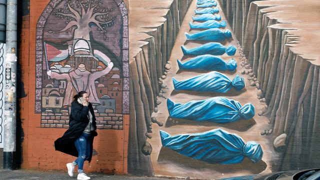 İrlanda'da Filistin Duvarı!