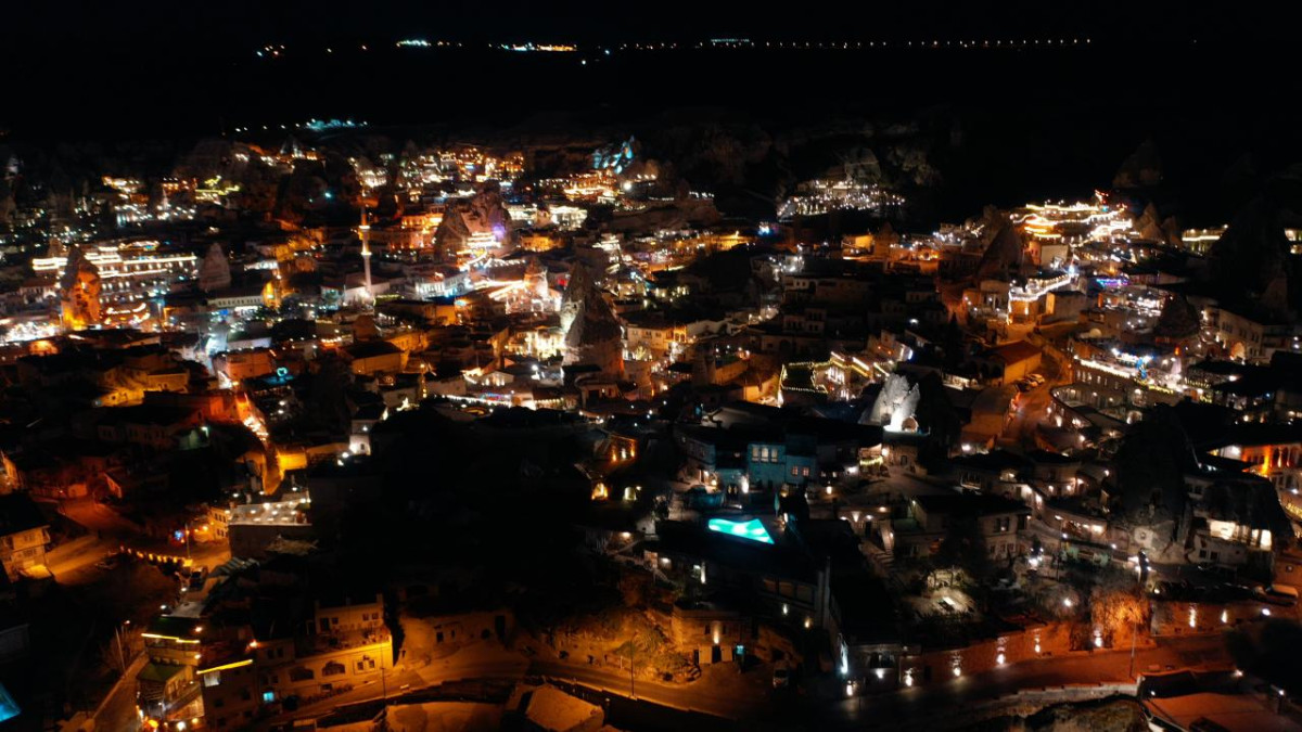 Kapadokya yılbaşı tatilinde de turistlerin gözdesi oldu