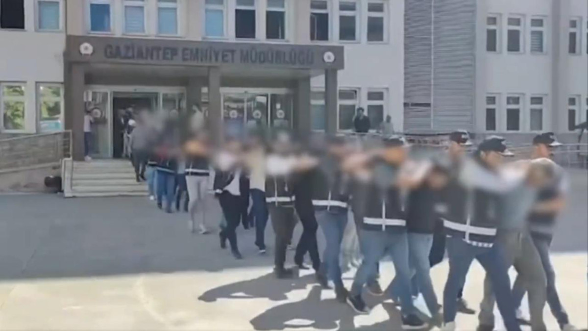 Gaziantep merkezli joker operasyonu: 40 şüpheli tutuklandı