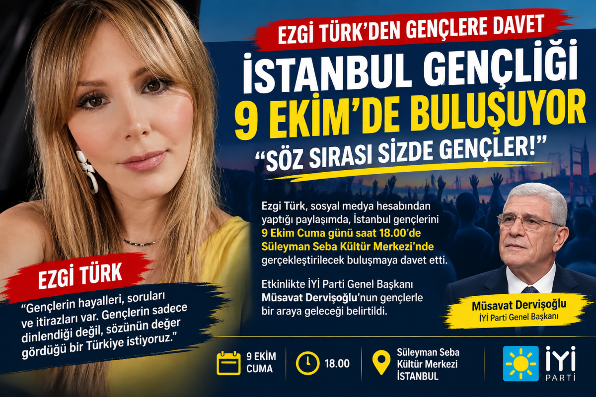 İSTANBUL GENÇLİĞİ 9 EKİM’DE BULUŞUYOR: “SÖZ SIRASI SİZDE GENÇLER!”